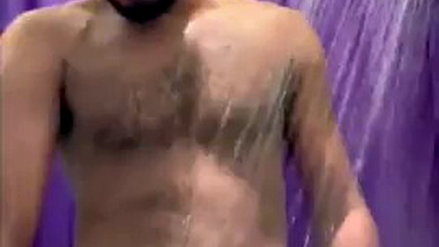 masturbating in the gym shower