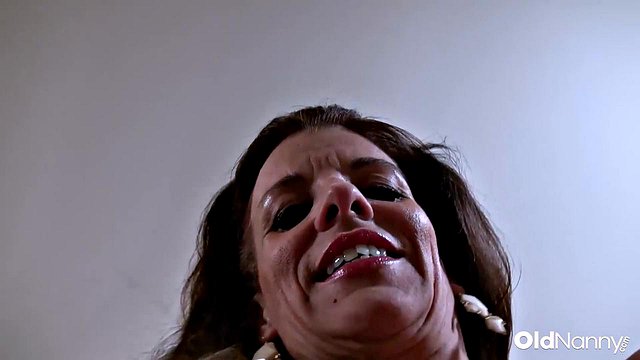 Close-Up Milf Strips Naked and Toys Her Pussy