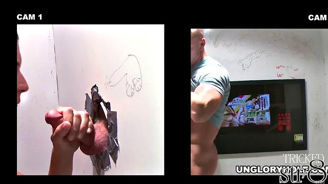 Real straight tricked by gay gloryhole
