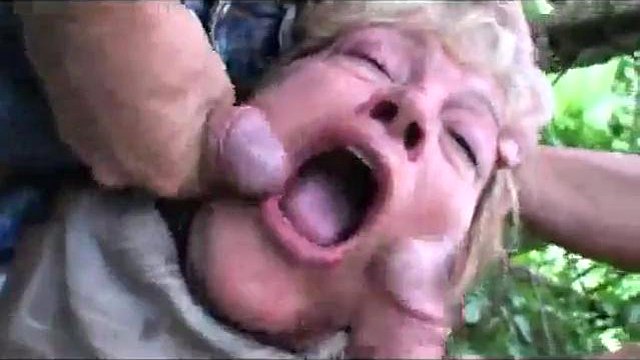 ajx 1 grannys can´t walk alone in the woods