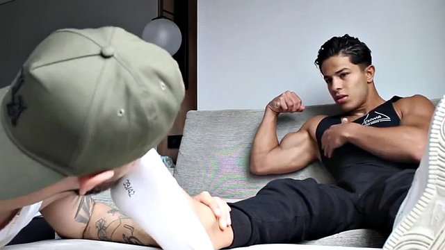 Sexy boy feet worshiped