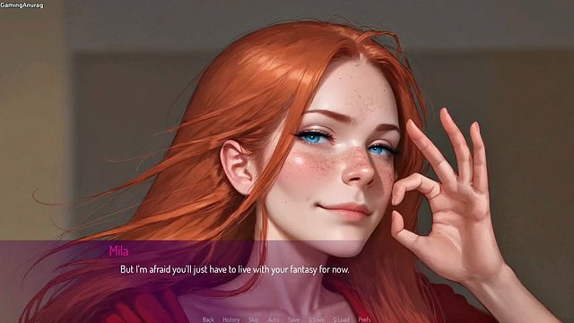 Nuttige Ehefrau neckt und fickt einen riesigen Dildo – 3D-Hentai-Animationsporno – Mila AI