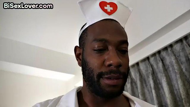Bisex nurse pounded in IR threesome