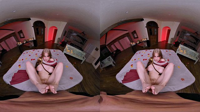 Octavia Red, Derin Bir Rüyadan Yeni Uyanan Korkunç Ateşli Yarı Tanrı Malenia rolünde Cehennem Kadar Azgın