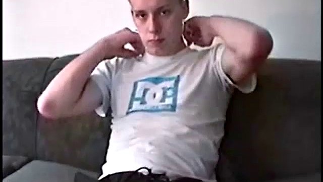 This cute baggy boy strips naked to show off his sexy smooth body. Young Roar doesn't take much time to get down to business. With his hard dick, he's pounding so fast his balls are bouncing.