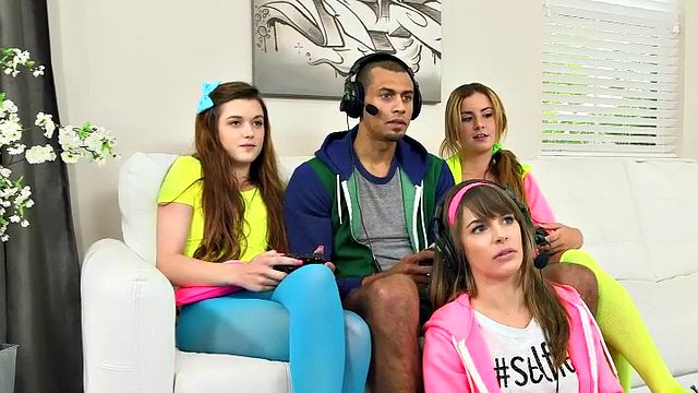 Video games all day can turn into a foursome