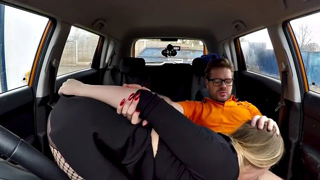 rhiannon ryder drilled by her instructor in the fds car