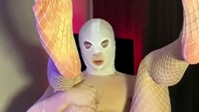 Mask and lingerie, fucking machine training until I cum hands free! Cute feet and anal orgasms