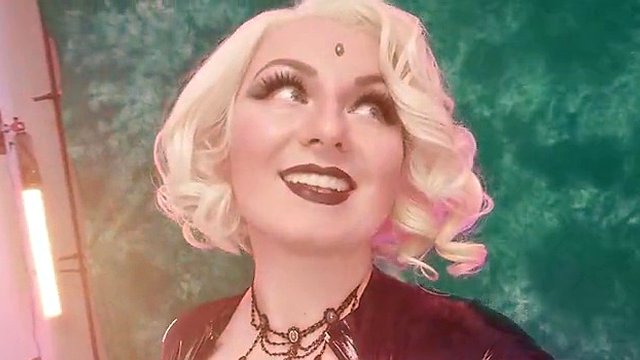 Latex JOI CEI jerk off instructions and cum eating instructor - training - dirty talk - Arya Grander