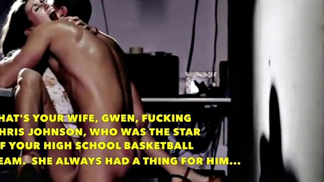 esposa gwen se folla a un semental de la escuela secundaria (cornudo, subtítulos)
