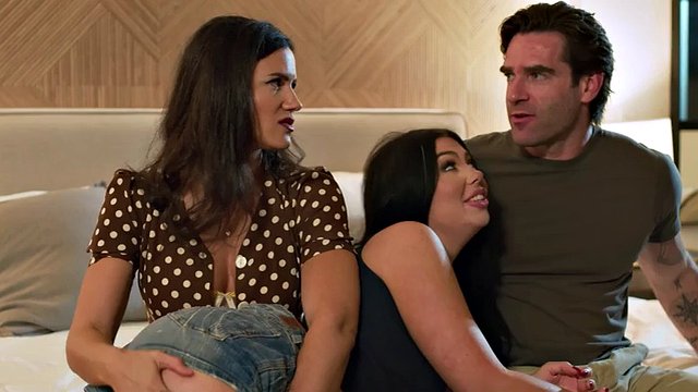 MODERN SINS - Penny Barber and her husband get excited while spanking an exchange student Holly Day