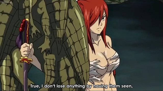 Anime: Erza Scarlet (z Fairy Tail) FanService Compilation Eng Sub