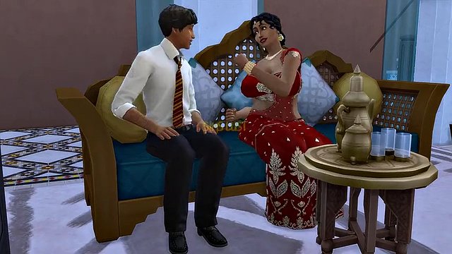 Desi Telugu Busty Saree Aunty Lakshmi was seduced by a young man - Vol 1, Part 1 - Wicked Whims - With English subtitles