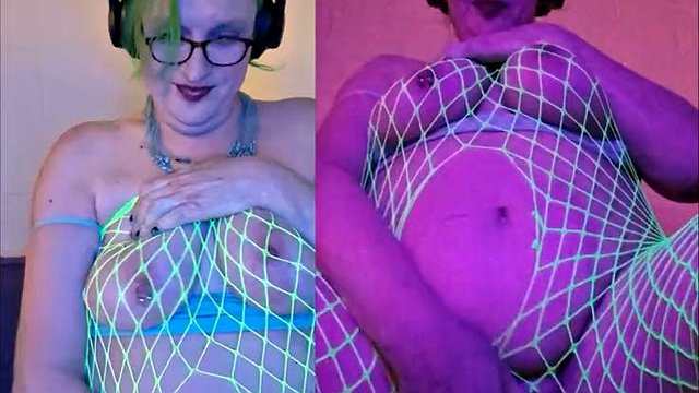 Princess Udders TS Double Penetration Green Goddess Hologram
