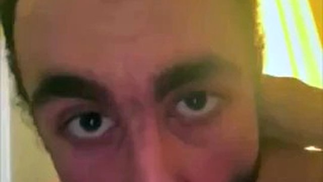 Arab whore swallows married daddy with big white cock