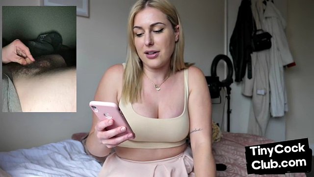 SPH Femdom noterer bilder av små haner og er slem