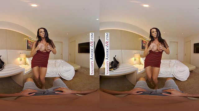 Reagan Foxx Bounces on Stiff Cock in Steamy Lesbian Lingerie While Whispering Her Dirtiest Pre