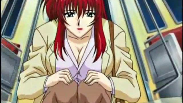 Apalpar trem parte 1: peitos grandes, gozada e pornografia Hentai