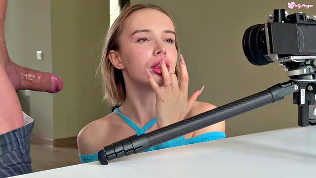 Hinter den Kulissen! Deep Throat für Polly Yangs!