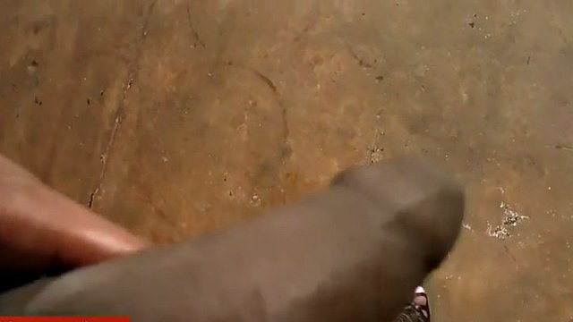 stunning ebony shemale rubbing cock solo