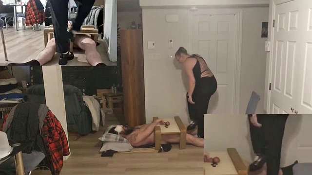 Miss JJ Chose Femdom Glory Hole Heels