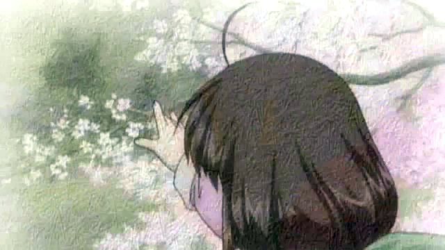 Erotic anime kissing foreplay