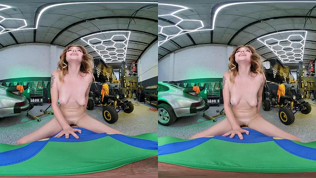 Lucy Foxx As Princess Daisy Wants You To Bend Her Over And Bang Her Right Here In This Garage