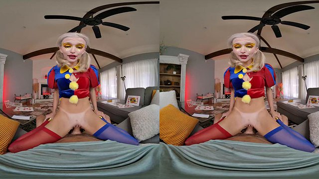 Emma Rosie as the Joker in Hardcore Balatro Uniform