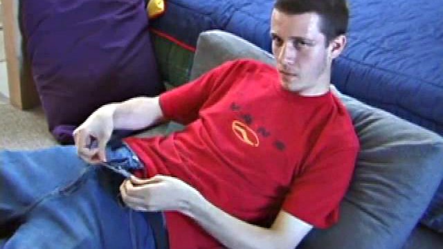 Amateur Derek Strokes His Meat