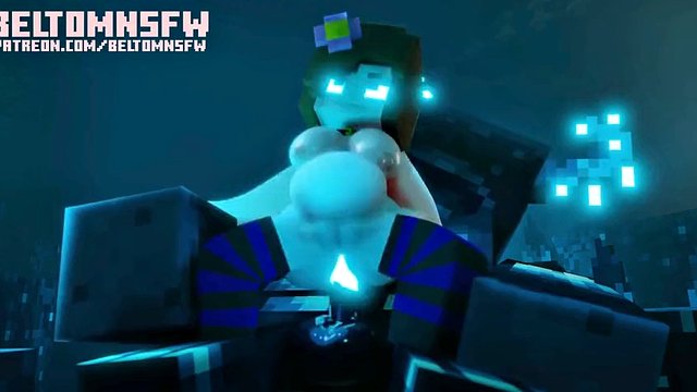 Hard Anal Fucking with Jenny and Warden Minecraft Animation