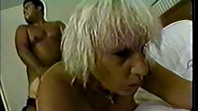 Smoking hot blonde mature needs two guys to fuck
