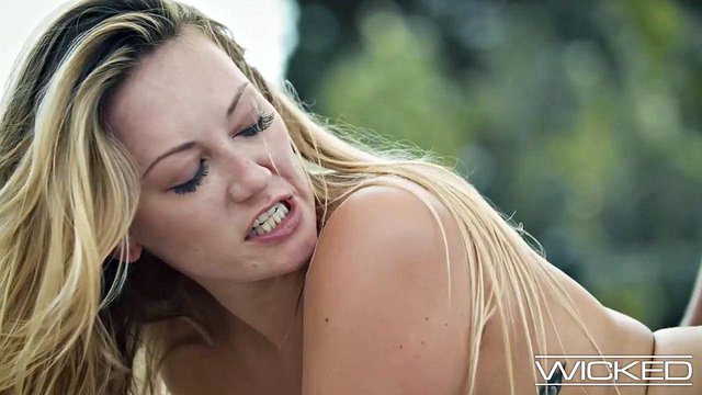 Summer Slate Pounds Horny Adira Allure Hard Poolside