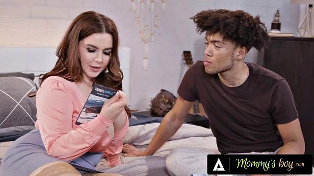 MOMMY'S BOY - Busty MILF Natasha Nice Offers Her Huge Tits To Stud