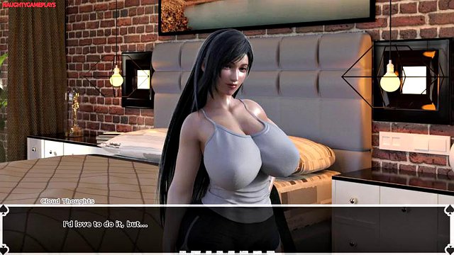 Huge BBW Wife Gets Fucked In The Ass, Wife Gets Surprised by Hubby With a BBC Cock Dude - Tifa's Secret 01