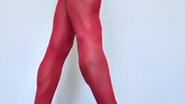 Tranny cums on nylon feet, HUGE LOAD OF CUM