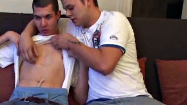 Chris Javin stops and starts foreplay with Brennan Stark. The cocks come out and the two exchange blowjobs. Then Chris puts on a condom and fucks Brennan's ass.
