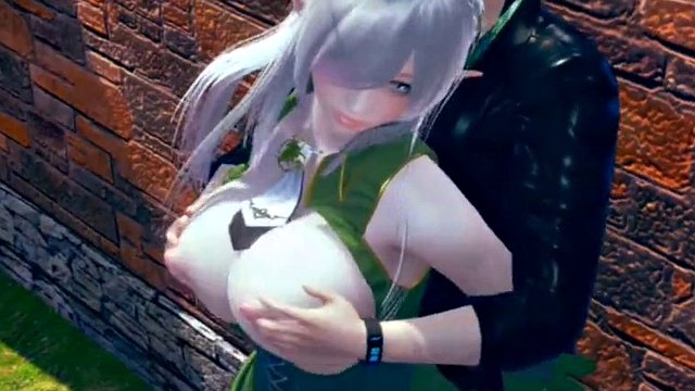 3D Hentai - Fucking with the fairy in the garden. Ep 02