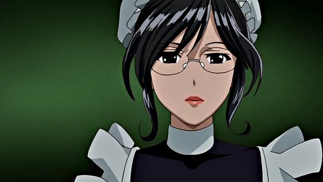 Animated hentai cartoon with horny maids being naughty and fucked