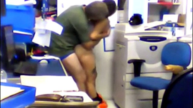My ex girlfriend at the office