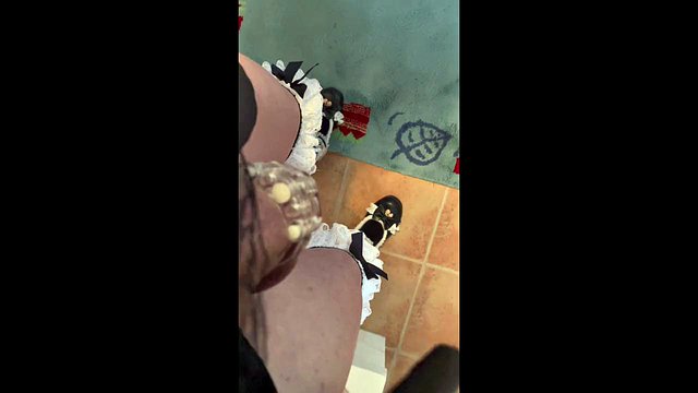 Week-Long Denial Maid Femboy Cumshot