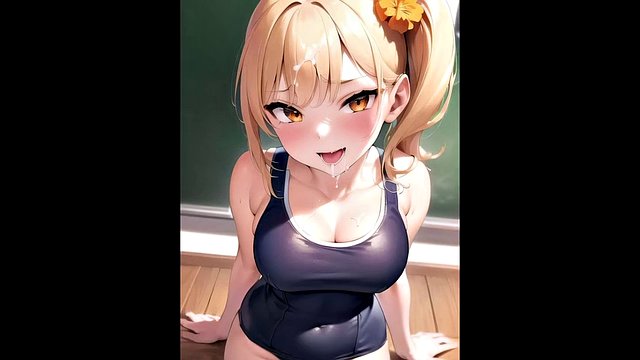 Hentai Anime Art Seduction of a shameless JK AI Generated