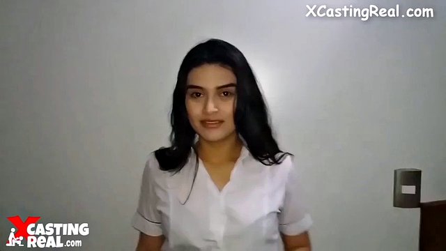 Casting 001. Student skips classes to go fuck