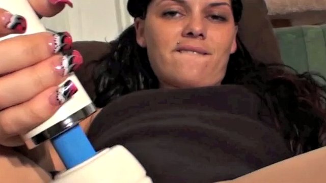 Ballerina Michelle Peters has her slave's cock and balls on a rope