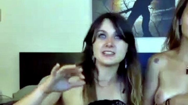 Hot teen lesbians fucking on webcam