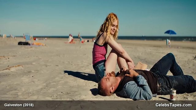 Elle Fanning showing her tits