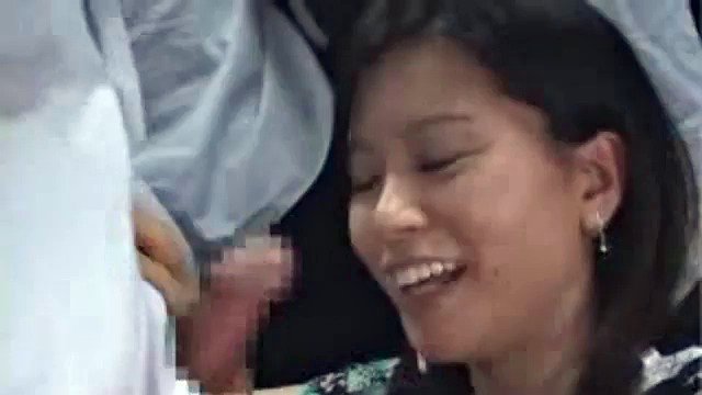 Mature Japanese MILF is groped and fucked in a bus