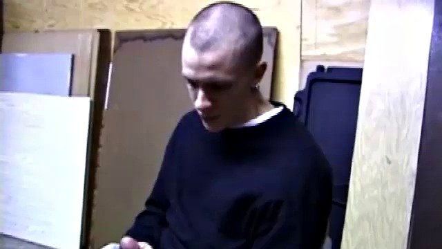 Young Shane comes home from work, grabs a porn magazine and heads for the garage. There he undresses and starts stroking his cock. Along the way he stops to taste his sticky pre-cum, before surrendering to the point of no return.