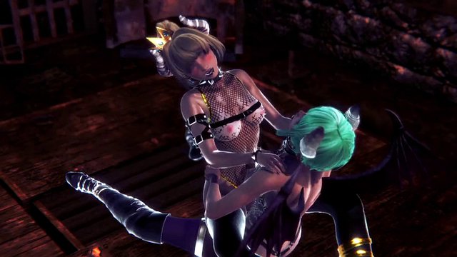 Futa Bowsette with a Futa succubus : 3D Porn Parody
