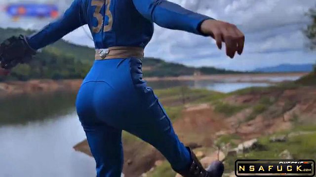 Redhead in Fallout Cosplay Gets Hardcore Pounded