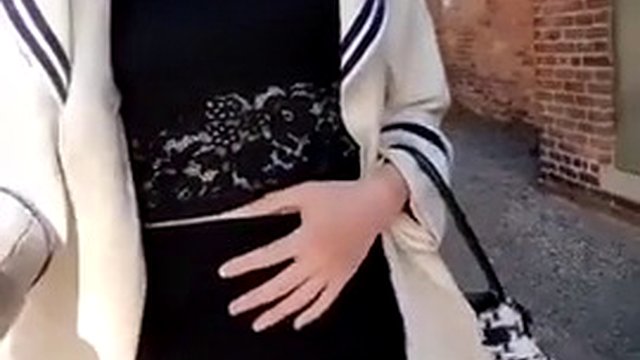 CD nylon heels and public masturbation Chinese Shemale